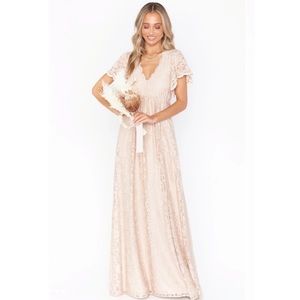 Show me your Mumu Sandra lace wedding bridesmaids dress NWT